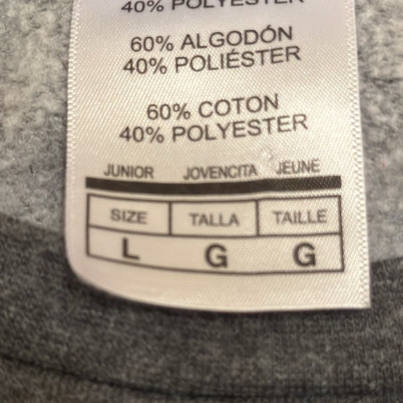 Soffe Gray Sweatshirt Size Large United States Navy - Picture 10 of 10